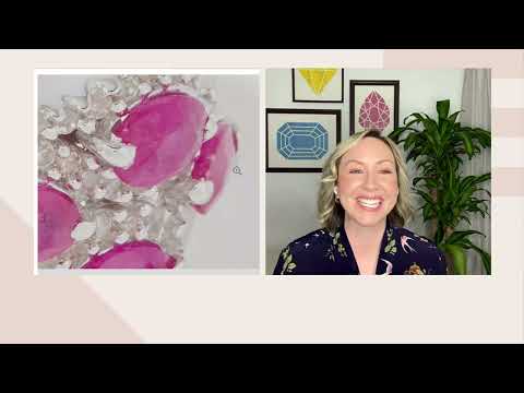 Affinity Gems Precious Oval Cut Gemstones Waves Ring Sterling Silver on QVC