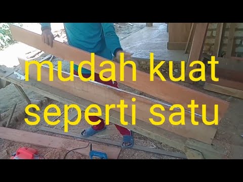Cara sambung papan kayu kuat seperti satu