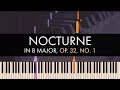 Frédéric Chopin - Nocturne in B Major, Op. 32, No. 1