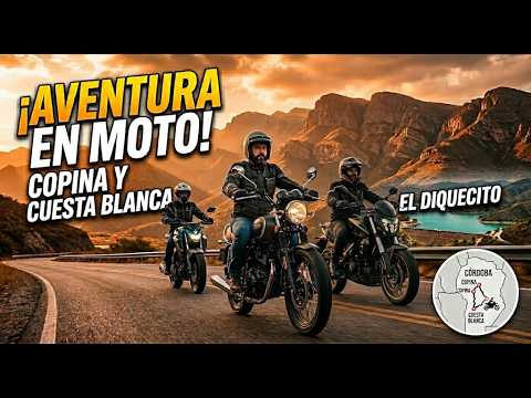 ¡AVENTURA EN MOTO! Copina y El Diquecito de Cuesta Blanca 🏍️⛰️ | Appia 150, FZ y Dominar 400