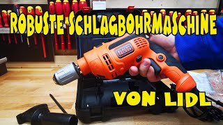 Lidl - Black & Decker Schlagbohrmaschine 710W BDB710 - Vorstellung und Einsatz