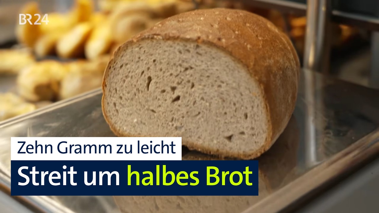 Zehn Gramm zu leicht: Bäckerei darf kein halbes Brot mehr verkaufen | Abendschau | BR24