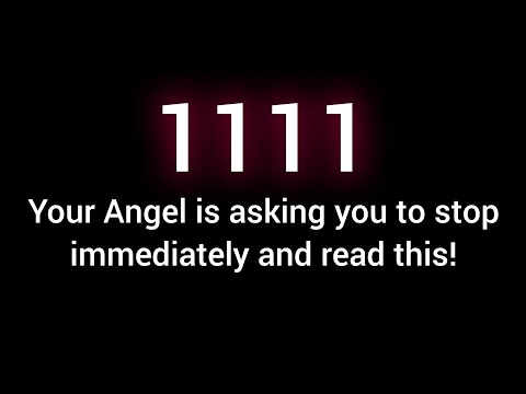 1111 💌 Dein Engel bittet dich, sofort anzuhalten und dies zu lesen || (DH)