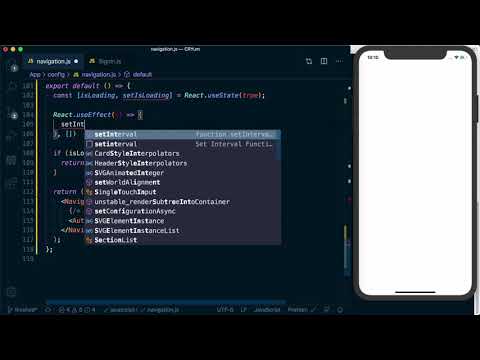 Authentication Setup Master React Navigation V5