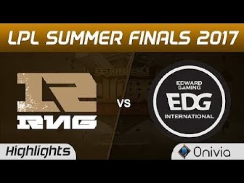 RNG vs EDG Highlights Game 2 LPL SUMMER PLAYOFF FINALS 2017 Royal Never Give Up vs Edward Gaming