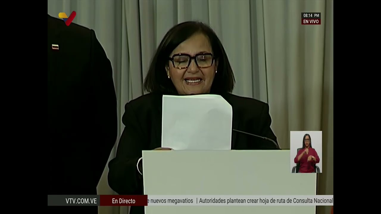 Jorge Rodríguez y Dinorah Figuera dan declaraciones tras segundo ciclo de reuniones gobierno-AN2015