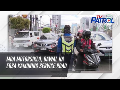 Mga motorsiklo, bawal na EDSA Kamuning service road TV Patrol