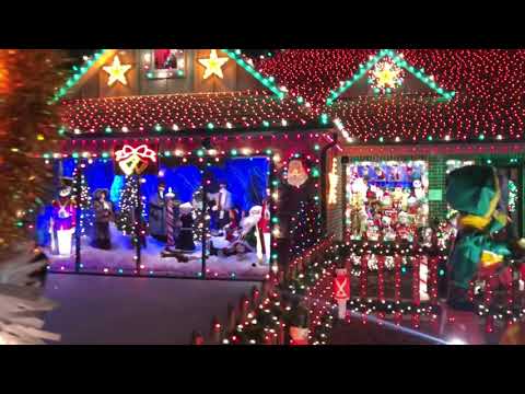 Jenks, Oklahoma Christmas Lights Happy Holidays family fun event light tour