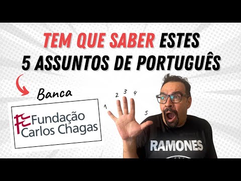 Banca FCC - 5 assuntos que SEMPRE CAEM em PORTUGUÊS