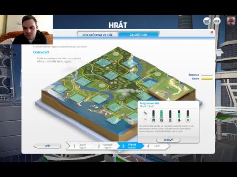 SimCity // Města Budoucnosti // part 1// Facecam // CZ/SK