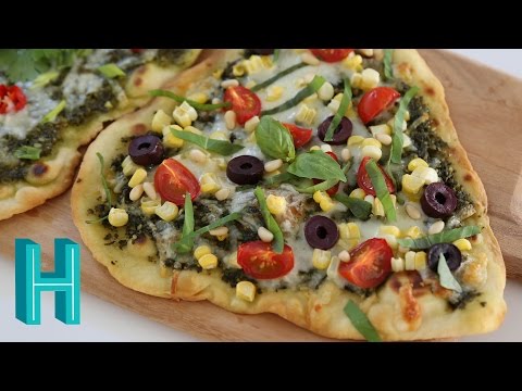 如何製作扁麵包披薩 | Hilah Cooking (How to Make Flatbread Pizza |  Hilah Cooking)