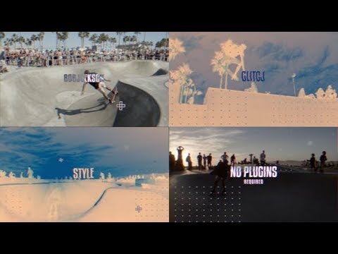 Apple Motion Template: Urban Glitch Opener   FCPX + Free Download