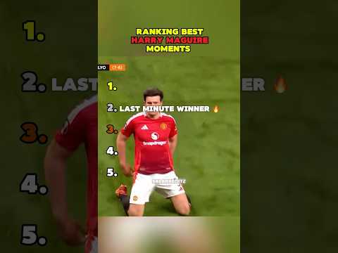Ranking Best Harry Maguire Moments 🐐#shorts #football #ranking #harrymaguire