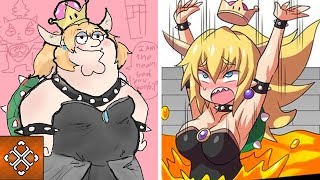 9 Princess Peach + Bowser Mashups Nintendo Would NOT Approve (Bowsette)