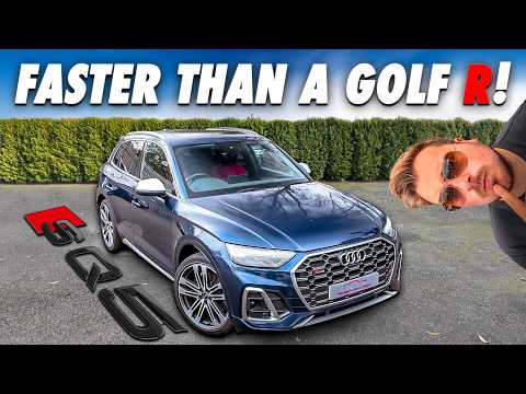 Faster than a GOLF R! // 2021 AUDI SQ5 DIESEL REVIEW *POV*