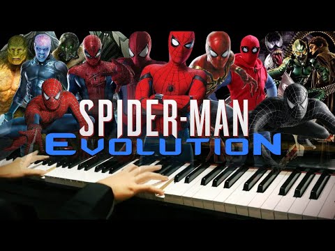 Spider-Man Evolution Epic Piano Mashup/Medley (Piano Cover)+SHEETS&MIDI