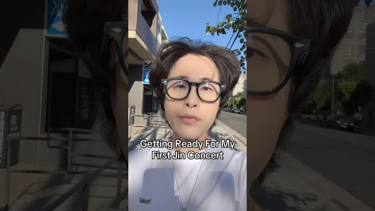 Getting ready for my first jin concert #bts #jin #kpop #btsarmy #fandomk