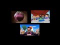 Barney And Little Einsteins About To Crash Into Robbie Rotten