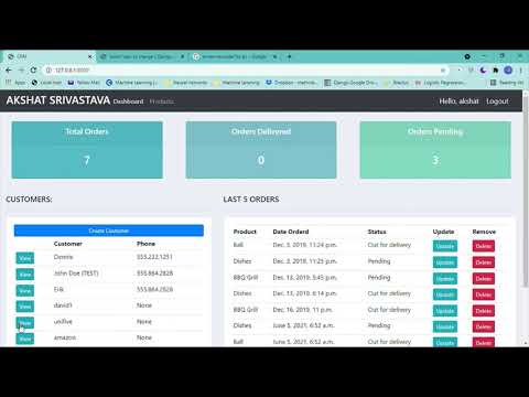Django CRM CRUD Live implementation