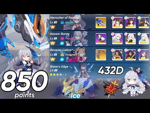 [Honkai Impact 3 SEA] EX Abyss RL (432D) - Huodou [Ice] (850 pts) HR(SS2) RC(SSS) HB(SSS) Wedges 2*