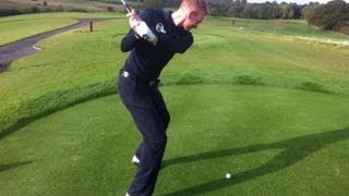 Hit Consistent Golf Shots - Posture drill