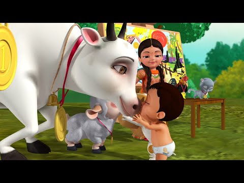 Avu Vaccindi - Cow & Domestic Animals Song | Telugu Rhymes for Children | Infobells