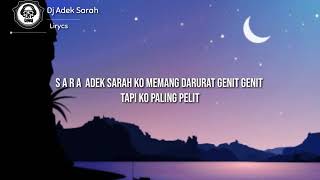 Download lagu DJ Adek Sarah Remix mp3