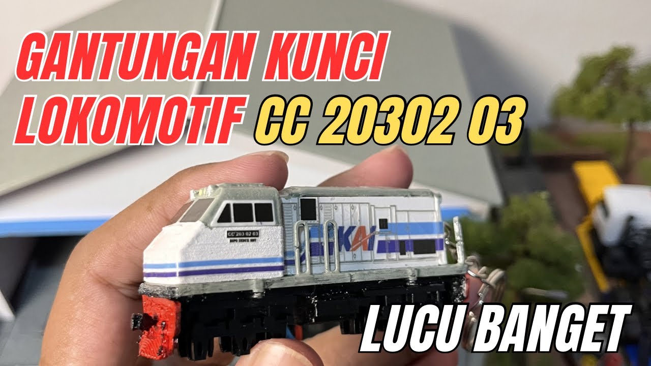 Gantungan Kunci Lokomotif Kereta Api #lokomotifkeretaapi #hobby #keretaapi #miniaturkeretaapi