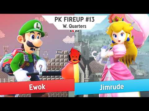 Ewok (Luigi) vs Jimrude (Peach) - PK Fireup #14 Winners Quarter Finals