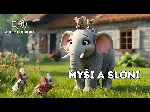 ???? Myši a sloni ???? Jak malé myšky zachránily obrovské slony ✨️ Audio pohádka pro děti plná odvahy ????