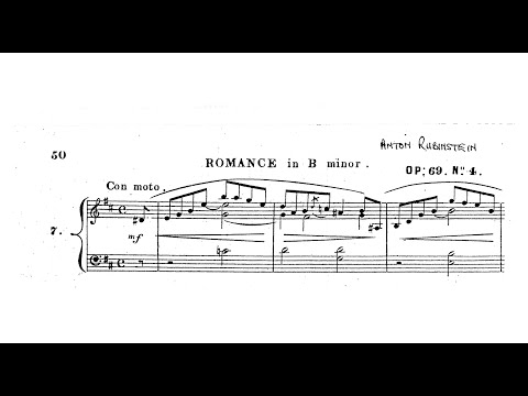 Anton Rubinstein - Romance in B minor, Op.69/4