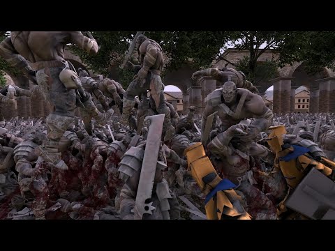 40000 Orcs VS 30000 Golden Knights. Ultimate Epic Battle Simulator 2
