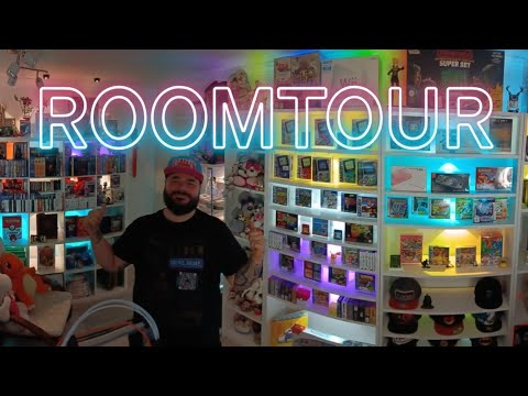 RETRO GAMING ROOM TOUR Vol. 1!! I'll show you my retro gaming and collectibles room.