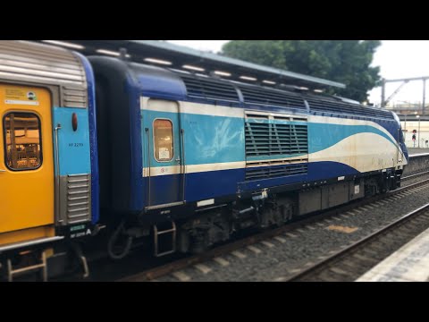 NSW Trainlink XPT departing from Blacktown - Dubbo XPT