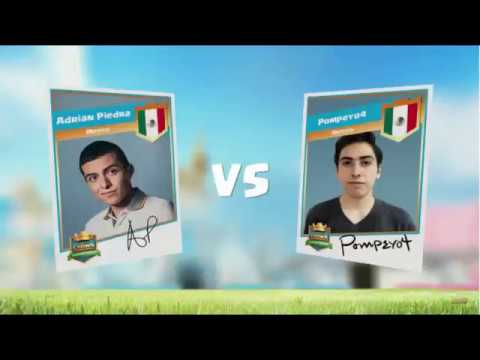 Pompeyo4  VS Adrián piedra  crom championship duelo mexinos 👑Clash Royale👑