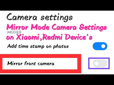 Turn off Mirror Mode in Xiaomi devices