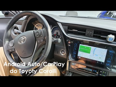 Android Auto / CarPlay do Toyoty (Toyota Corolla, Toyota Avensis, Toyota Auris)