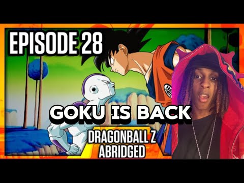 Crashlyfe_kel Reacts To Dbz Abridged Episode 28 (Goku is back)