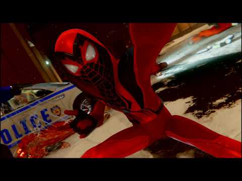 police makes the last delivery lol Marvel's Spider-Man: Miles Morales