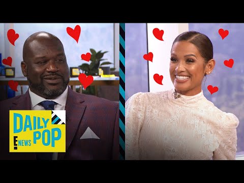 Shaquille O'Neal Shoots His Shot With "Daily Pop" Guest Host Rocsi | Daily Pop | E! News