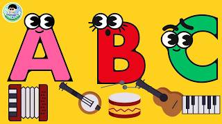 ABC Musical Instruments | ABC Song | Learn ABC Alphabet for Children |