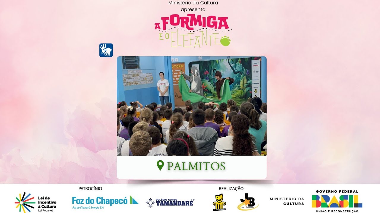 A FORMIGA E O ELEFANTE em Palmitos, SC