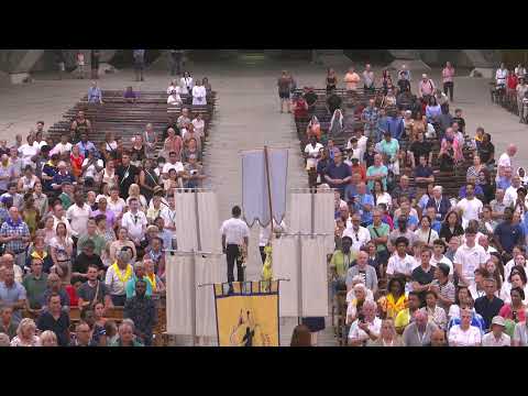 Procession eucharistique du Sanctuaire de Lourdes August 8, 2025 🙏
