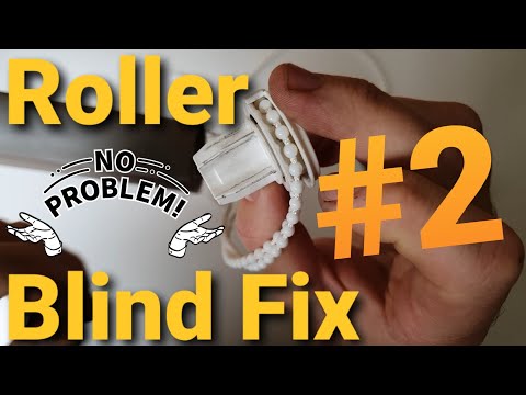 How I put the CHAIN back on a ROLLER BLIND (4K)