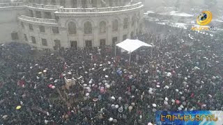 Փետրվարի 20-ը՝ շարժման նոր սկիզբ.ընդդիմությունը բազմահազարանոց հանրահավաք անցկացրեց
