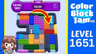 Soluzione del Livello 1651 di Color Block Jam