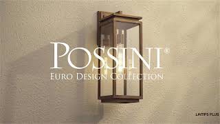 1_Watch A Video About the Possini Euro Atkins Weathered Brass Outdoor Wall Light