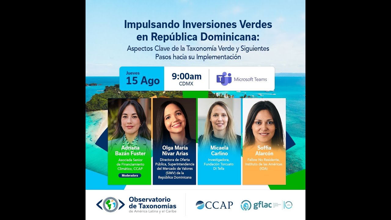 Impulsando inversiones verdes en República Dominicana