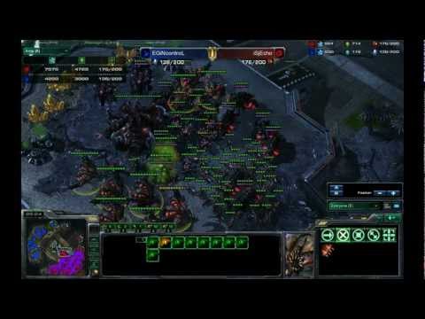 SC2 Replay 18 -- EGiNcontroL [P] v. iSjEcho [Z] on Metalopolis  (Clive & Friends CO-COMMENTARY!)