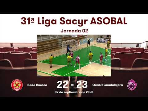 31ª Liga Sacyr ASOBAL J02: Bada Huesca - Quabit Guadalajara 22-23
